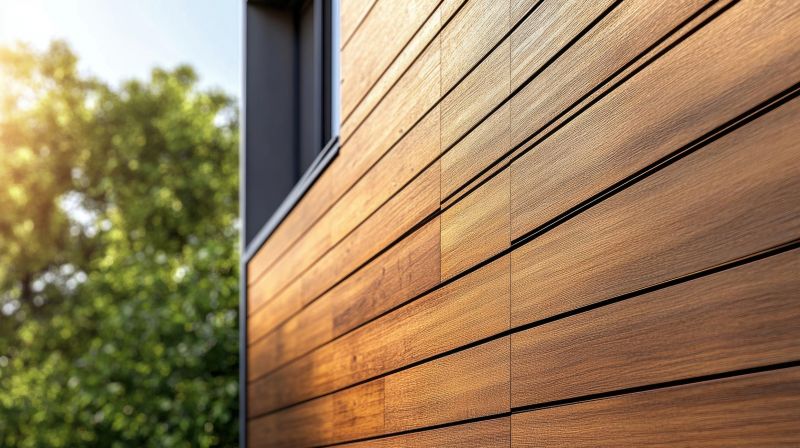 Faux Wood Siding Installation detail